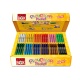 Stylos de Peinture Gouache Solide 5g - Playcolor Basic Pocket Class Box - 144 couleurs assorties - 10601