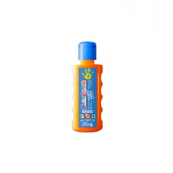 FINGER PAINT BASIC - Peinture au doigt - 250 ml. Couleur Orange - PLAYCOLOR