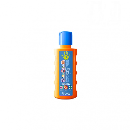 Bidon Peinture au doigt - 250 ml. Couleur Orange - Playcolor - Finger Basic Paint – 17631