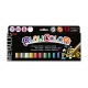 Sticks de Peinture Gouache Solide 10g - Playcolor Metallic One - 12 couleurs assorties - 10121