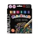 Stylos de Peinture Gouache Solide 5g - Playcolor Metallic Pocket - 6 couleurs assorties - 10351