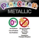 Stylos de Peinture Gouache Solide 5g - Playcolor Metallic Pocket - 6 couleurs assorties - 10351