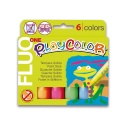 Sticks de peinture gouache solide 10g - FLUO ONE - 6 couleurs assorties