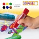 Sticks de Peinture Gouache Solide 40g - Diam 28mm - Playcolor Mural Basic - 6 couleurs assorties - 58721