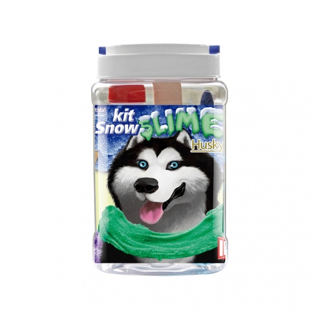 Kit pour fabriquer son SLIME - Thème Husky - INSTANT