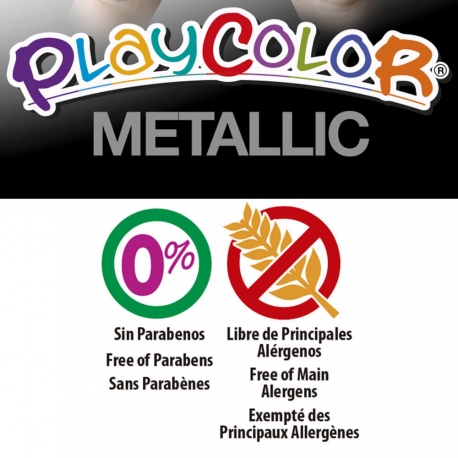 Sticks de Peinture Gouache Solide 10g - Pack One (Basic+Metal+Fluo) - 24 couleurs assorties - Playcolor - 02041