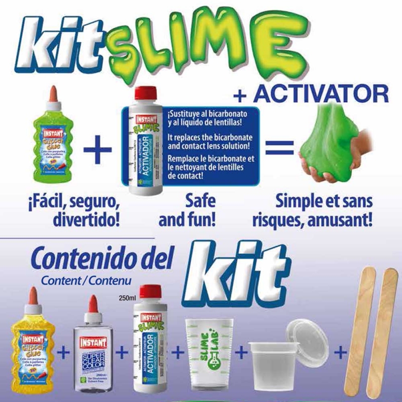 Slime KIT INSTANT - pack pour fabriquer son slime BAVE DU CRAPAUD