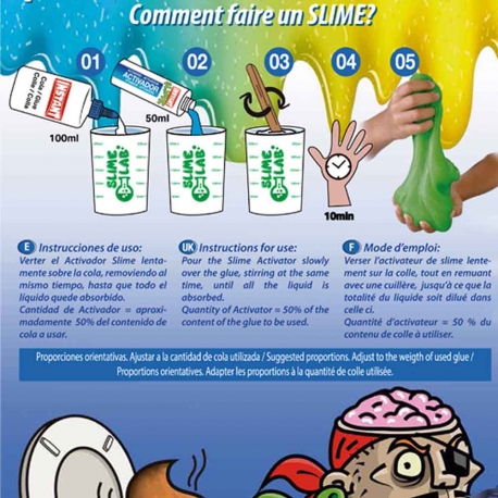 Sans Marque - Activateur liquide, 5L pour Slime, 5000 ml + Colle