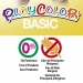 BASIC ONE - Stick de peinture gouache solide 10 g - 12 couleurs assorties - PLAYCOLOR