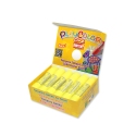 Sticks de peinture gouache solide 10g - BASIC ONE - Jaune - 12 pièces
