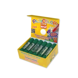 Sticks de peinture gouache solide 10g - BASIC ONE - Vert Foncé - 12 pièces