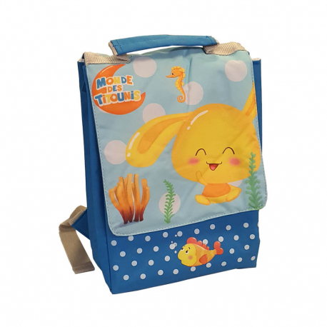 Pack Sac à Dos Isotherme + Set Déjeuner en Bambou - Titounis - Garçon