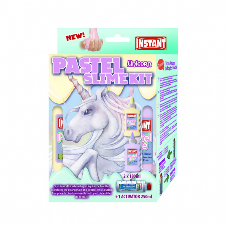 Kit pour fabriquer son SLIME PASTEL - Thème LICORNE