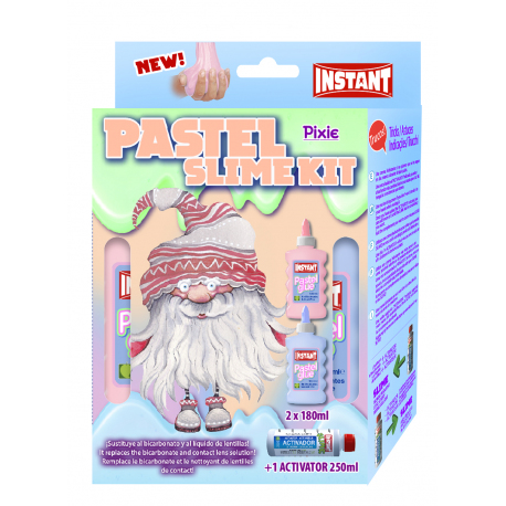 Kit pour fabriquer son SLIME PASTEL - Thème LUTIN