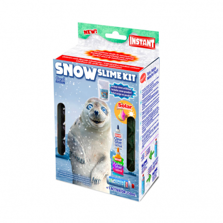 Kit pour fabriquer son SLIME SNOW - Thème PHOQUE