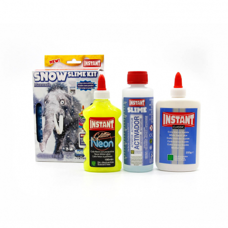 Kit pour fabriquer son SLIME SNOW - Thème MAMOUTH