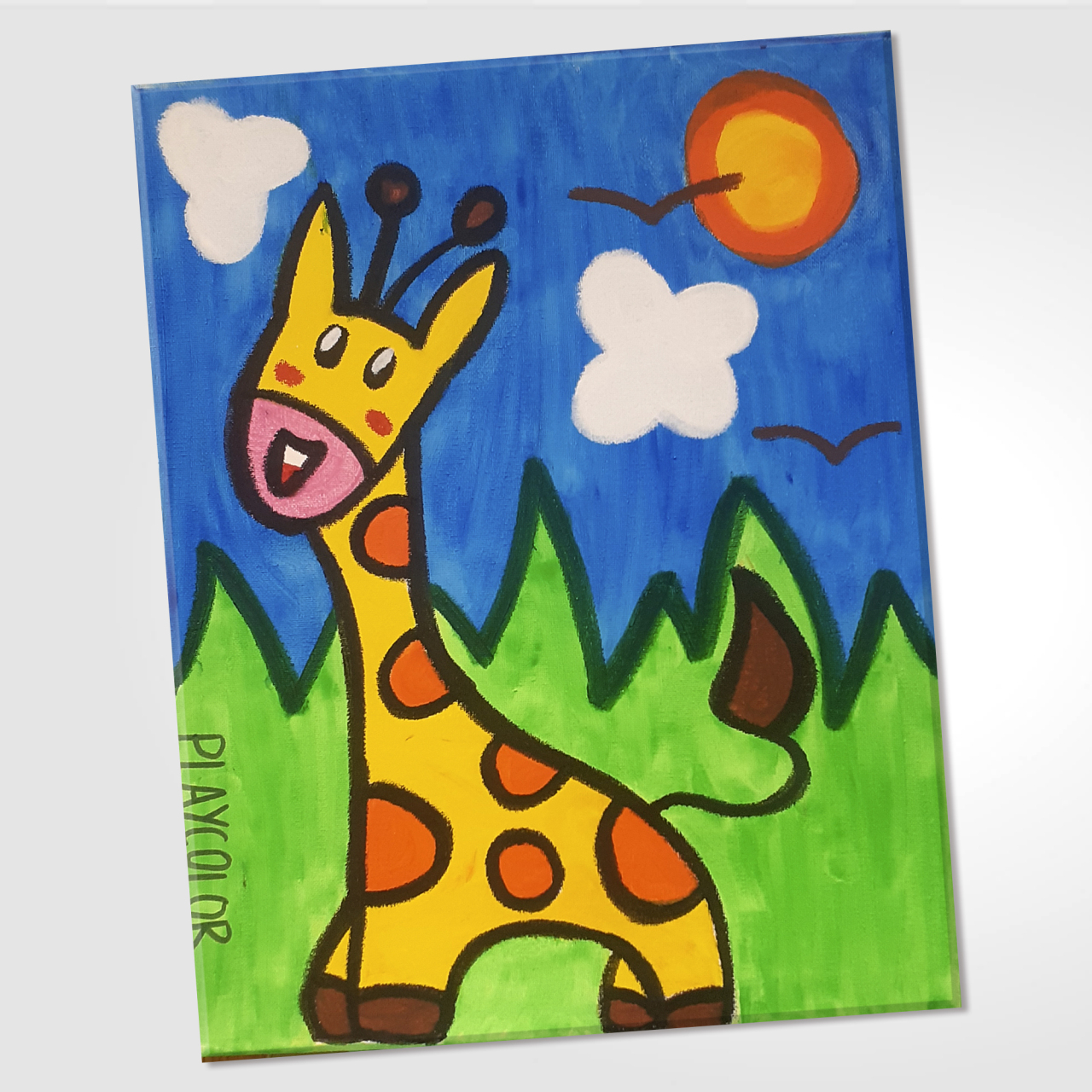 Peinture au doigt gouache pour enfant assortiment